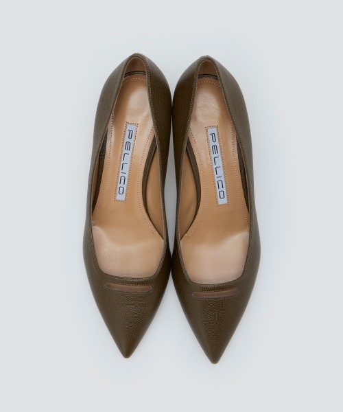 PELLICO(ペリーコ)の「ANDREA アネッリ キャビア パンプス 4.5cm TAUPE(パンプス・レディース・グレイッシュベージュ・38/36/37/37.5/39/40/38.5/39.5/35)」の3枚目の写真