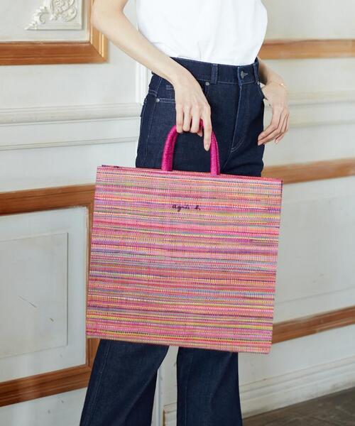 ブランド古着】agnes b.｜アニエスベーのかごバッグ（ピンク/桃色系