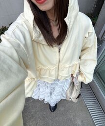パーカー（イエロー/黄色系・ワンポイント）ファッション通販