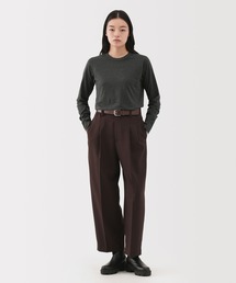 〔MUJI Labo〕婦人 コットンヤク天竺長袖Tシャツ