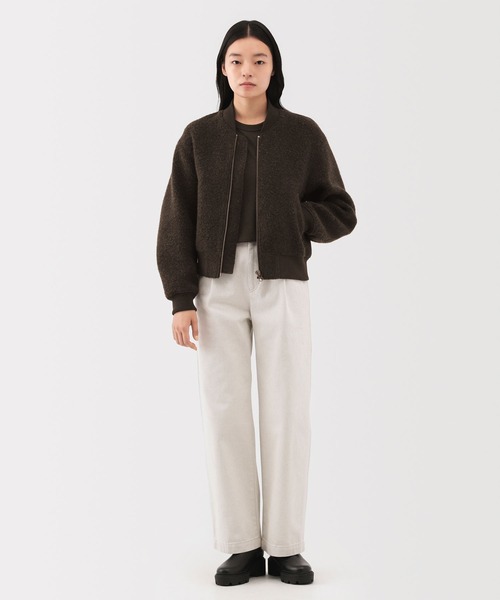 MUJI Labo（ムジラボ）の「〔MUJI Labo〕婦人　コットンヤク天竺長袖Ｔシャツ（Tシャツ/カットソー・レディース・ブラック/ダークブラウン/ダークグレー・M/L）」の14枚目の写真