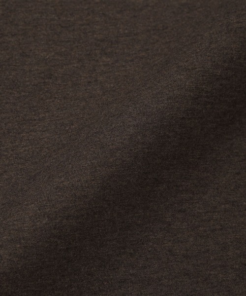 MUJI Labo（ムジラボ）の「〔MUJI Labo〕婦人　コットンヤク天竺長袖Ｔシャツ（Tシャツ/カットソー・レディース・ブラック/ダークブラウン/ダークグレー・M/L）」の16枚目の写真