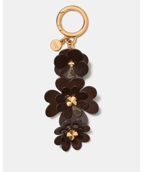 ケイトスペード katespade キーホルダー チャーム フラワー レザー ケイトスペード katespade キーホルダー チャーム フラワー