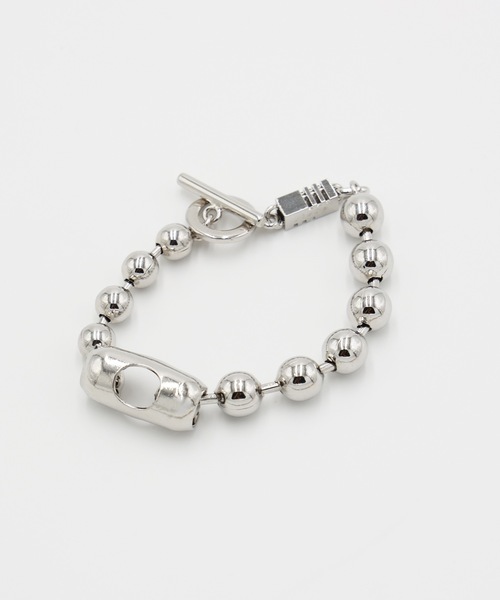 JIEDA(ジエダ)の「BALL CHAIN BRACELET(ブレスレット・メンズ・シルバー/シルバー×ゴールド・ONESIZE)」の4枚目の写真