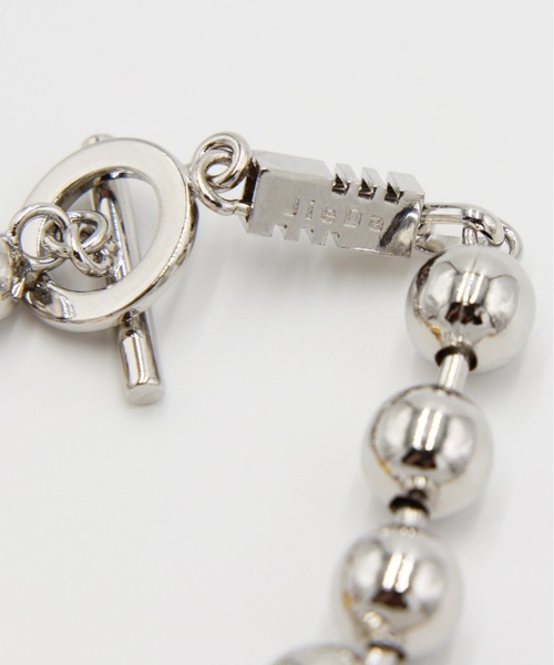 JIEDA(ジエダ)の「BALL CHAIN BRACELET(ブレスレット・メンズ・シルバー/シルバー×ゴールド・ONESIZE)」の7枚目の写真