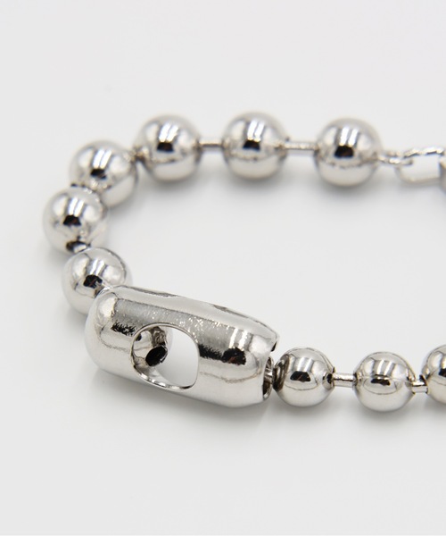 JIEDA(ジエダ)の「BALL CHAIN BRACELET(ブレスレット・メンズ・シルバー/シルバー×ゴールド・ONESIZE)」の8枚目の写真