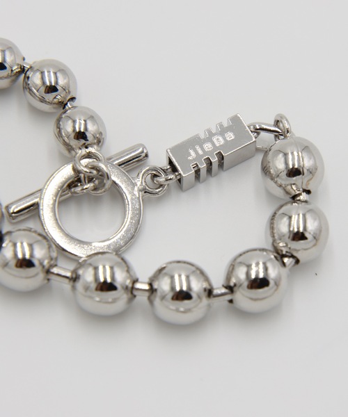 JIEDA(ジエダ)の「BALL CHAIN BRACELET(ブレスレット・メンズ・シルバー/シルバー×ゴールド・ONESIZE)」の9枚目の写真