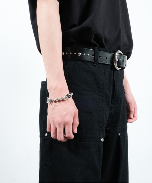 JIEDA(ジエダ)の「BALL CHAIN BRACELET(ブレスレット・メンズ・シルバー/シルバー×ゴールド・ONESIZE)」の3枚目の写真