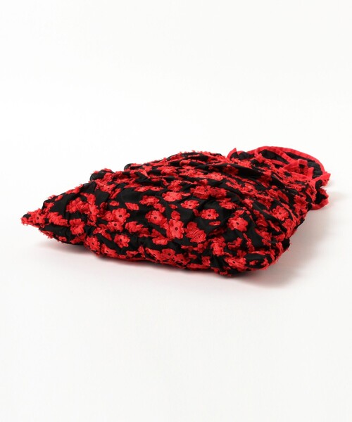 Casselini（キャセリーニ）の「【別注】Casselini / スクエア ギャザー トート（トートバッグ・レディース・ブラック/レッド・ONE SIZE）」の5枚目の写真