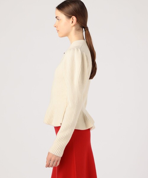 TOMORROWLAND （トゥモローランド）の「GABRIELA HEARST CARROL CARDIGAN（ニット/セーター・レディース・ホワイト/ネイビー・S）」の5枚目の写真