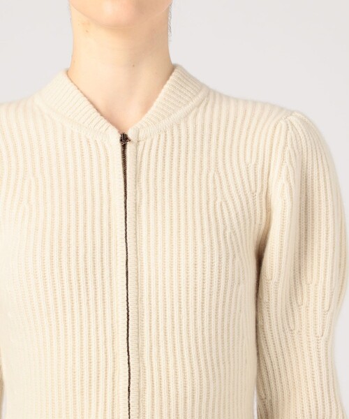 TOMORROWLAND （トゥモローランド）の「GABRIELA HEARST CARROL CARDIGAN（ニット/セーター・レディース・ホワイト/ネイビー・S）」の7枚目の写真