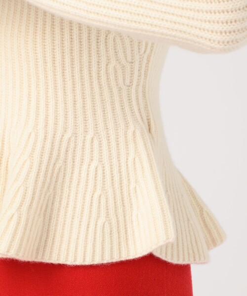 TOMORROWLAND （トゥモローランド）の「GABRIELA HEARST CARROL CARDIGAN（ニット/セーター・レディース・ホワイト/ネイビー・S）」の10枚目の写真