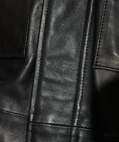 5351 POUR LES HOMMES（ゴーサンゴーイチプールオム）の「【25A/W】M-65 カスタム レザージャケット（ライダースジャケット・メンズ・ブラック・50/48/46/44）」の11枚目の写真