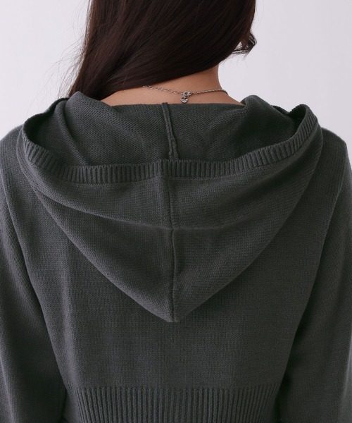 repipi armario（レピピ アルマリオ）の「【洗えるニット】スプレーロゴWZIPパーカー（パーカー・キッズ・ブラック/ピンク/チャコールグレー・MEDIUM/SMALL/LARGE）」の15枚目の写真