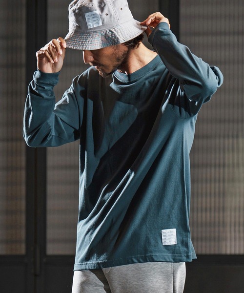 wjk reluxe(ダブルジェーケーリラックス)の「mlt5341-open end yarn long sleeve cut sew ロングスリーブカットソー(WR25W-27)(Tシャツ/カットソー・メンズ・ネイビー系/ホワイト/ブラック・S/XL/L/M)」の19枚目の写真
