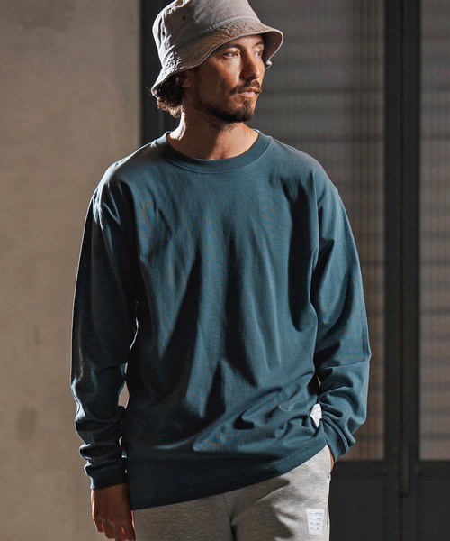 wjk reluxe(ダブルジェーケーリラックス)の「mlt5341-open end yarn long sleeve cut sew ロングスリーブカットソー(WR25W-27)(Tシャツ/カットソー・メンズ・ネイビー系/ホワイト/ブラック・S/XL/L/M)」の20枚目の写真