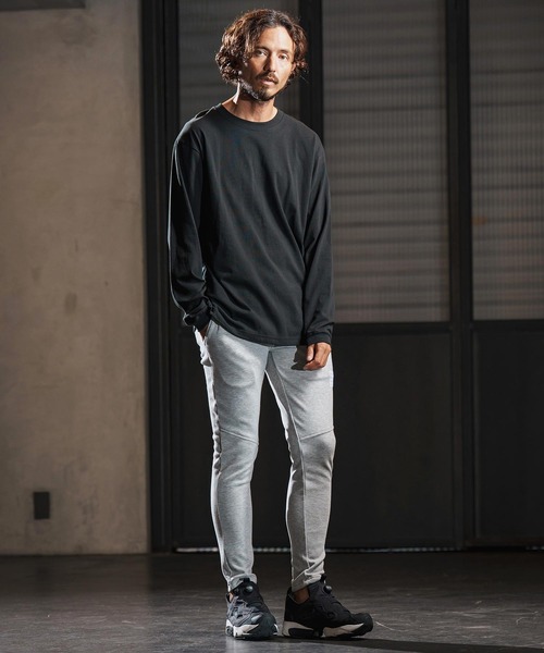wjk reluxe(ダブルジェーケーリラックス)の「mlt5341-open end yarn long sleeve cut sew ロングスリーブカットソー(WR25W-27)(Tシャツ/カットソー・メンズ・ネイビー系/ホワイト/ブラック・S/XL/L/M)」の5枚目の写真