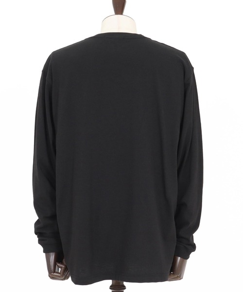 wjk reluxe(ダブルジェーケーリラックス)の「mlt5341-open end yarn long sleeve cut sew ロングスリーブカットソー(WR25W-27)(Tシャツ/カットソー・メンズ・ネイビー系/ホワイト/ブラック・S/XL/L/M)」の15枚目の写真