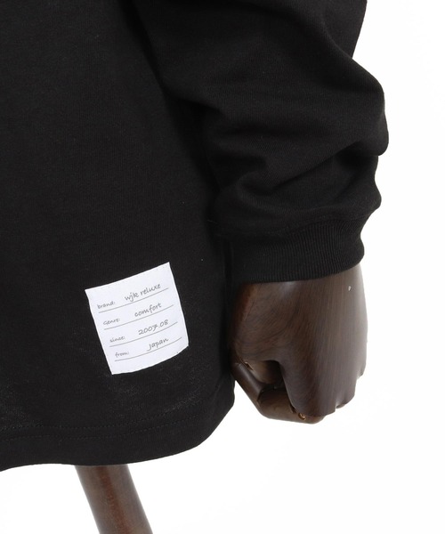 wjk reluxe(ダブルジェーケーリラックス)の「mlt5341-open end yarn long sleeve cut sew ロングスリーブカットソー(WR25W-27)(Tシャツ/カットソー・メンズ・ネイビー系/ホワイト/ブラック・S/XL/L/M)」の18枚目の写真