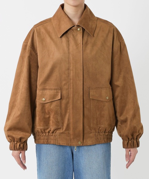 BARNYARDSTORM / フェイクスエードブルゾン