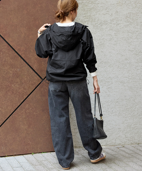 THE NORTH FACE（ザノースフェイス）の「【THE NORTH FACE】コンパクトジャケット（マウンテンパーカー・レディース・ブラック/ベージュ・SMALL）」の18枚目の写真