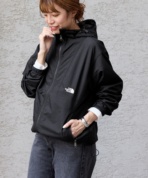 THE NORTH FACE（ザノースフェイス）の「【THE NORTH FACE】コンパクトジャケット（マウンテンパーカー・レディース・ブラック/ベージュ・SMALL）」の19枚目の写真