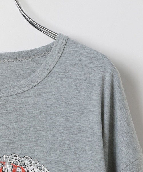 3.3 Field Trip （3.3フィールドトリップ）の「3.3 Field Trip／シャツレイヤードロンT（Tシャツ/カットソー・レディース・ブラック/グレー・FREE）」の18枚目の写真