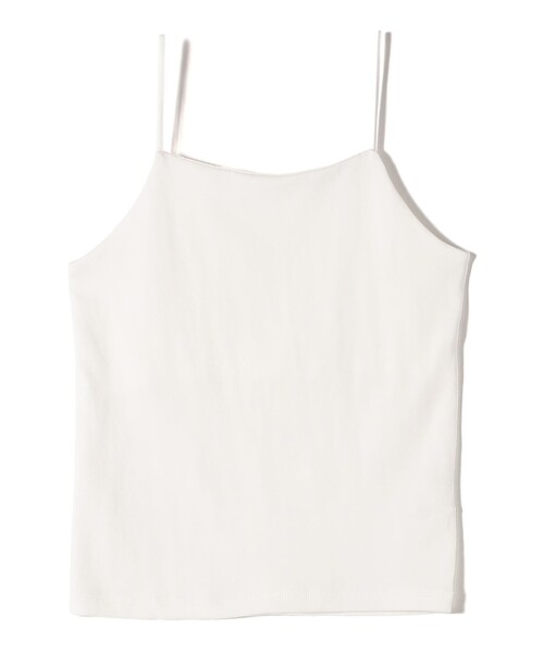 SHIPS(シップス)の「オーガニック コットン 前後 2WAY スムース キャミ(キャミソール・レディース・オフホワイト/ダークグレー/ブラウン系その他・ONE SIZE)」の4枚目の写真
