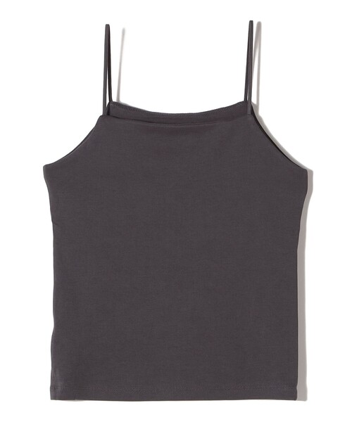 SHIPS(シップス)の「オーガニック コットン 前後 2WAY スムース キャミ(キャミソール・レディース・オフホワイト/ダークグレー/ブラウン系その他・ONE SIZE)」の7枚目の写真