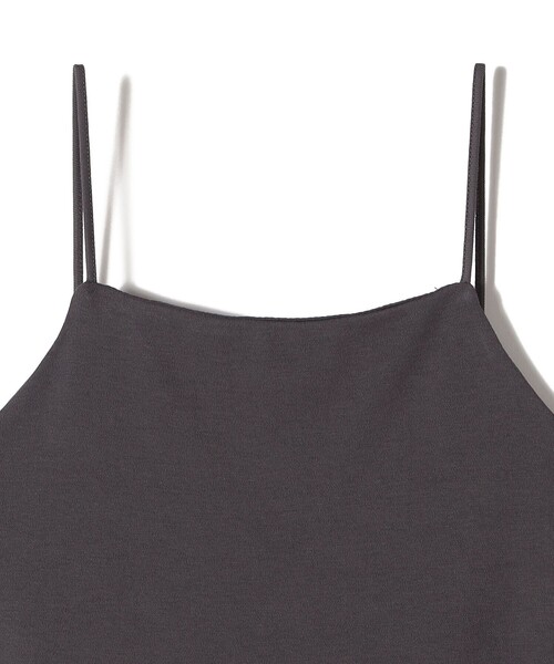 SHIPS(シップス)の「オーガニック コットン 前後 2WAY スムース キャミ(キャミソール・レディース・オフホワイト/ダークグレー/ブラウン系その他・ONE SIZE)」の8枚目の写真
