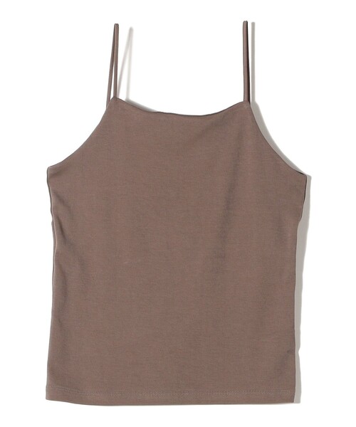 SHIPS(シップス)の「オーガニック コットン 前後 2WAY スムース キャミ(キャミソール・レディース・オフホワイト/ダークグレー/ブラウン系その他・ONE SIZE)」の13枚目の写真