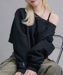 17HR | ルーズワンショルスウェット(スウェット)