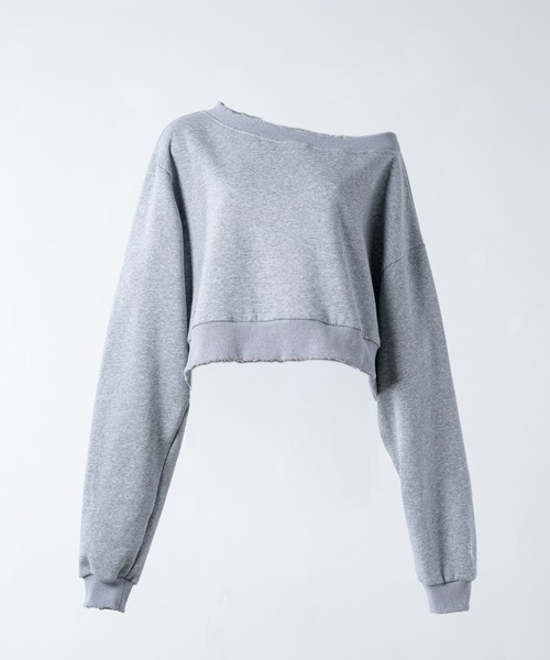 17HR（セブンティーンアワーズ）の「ルーズワンショルスウェット（スウェット・レディース・グレー/ブラック・FREE）」の10枚目の写真