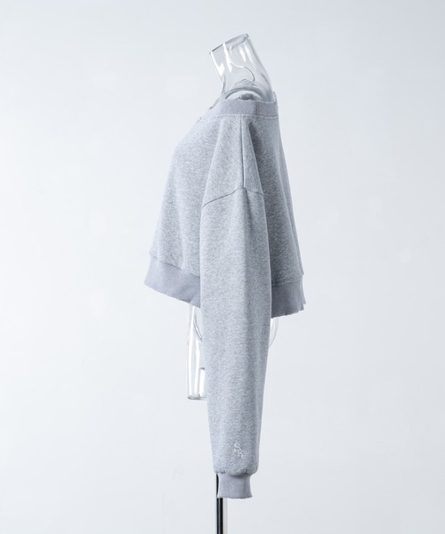 17HR（セブンティーンアワーズ）の「ルーズワンショルスウェット（スウェット・レディース・グレー/ブラック・FREE）」の11枚目の写真