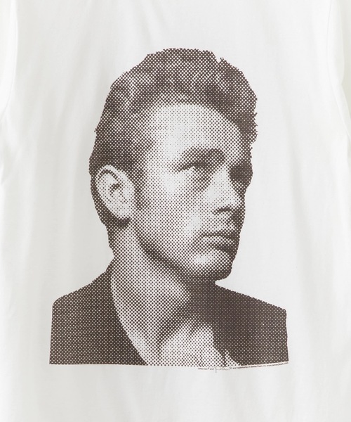 ROOPTOKYO(ループトウキョウ)の「JAMES DEAN TEE Tシャツ(Tシャツ/カットソー・メンズ・ブラック/ネイビー/ホワイト系/ホワイト/ヘザーグレー・L/M/XL/S)」の6枚目の写真