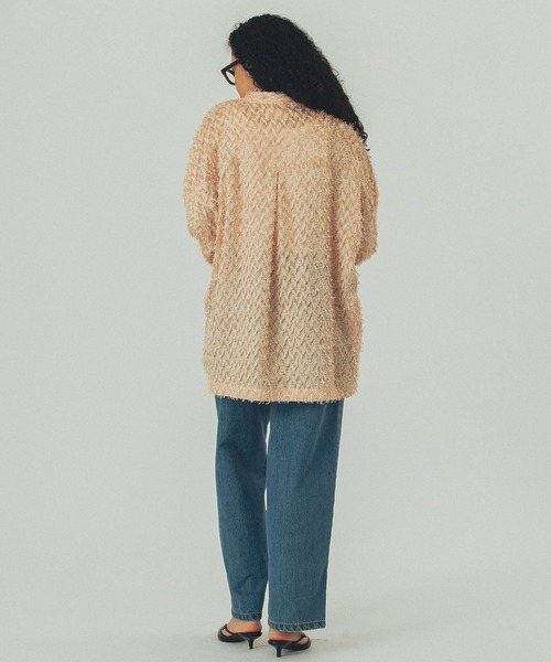 ROSE BUD(ローズバッド)の「(GENE HEAVENS)FRINGE BIG SHIRTS(シャツ/ブラウス・レディース・ベージュ/ホワイト/ブラック・ONE SIZE)」の21枚目の写真