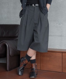 SINSS | Two tuck wide stripe shorts / ツータックワイドストライプショーツ(その他パンツ)