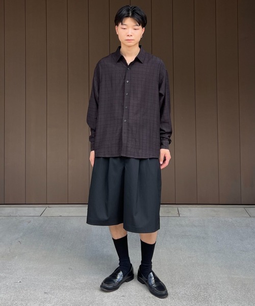 フルカウント.ブラックベースストライプパンツ 寅壱 × blackmeans × Zepanese Club TZB鳶ショーツ 220713H