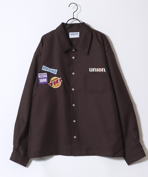 76(セブンティシックス)の「76Lubricants/ナナロクルブリカンツ オーバーサイズ ワッペン刺繍 長袖シャツ(シャツ/ブラウス・メンズ・ブラウン/グリーン系その他/ブラック系その他/ブラウン系その他/グレイッシュブルー/ブラック/ダークグリーン・M/L)」の17枚目の写真