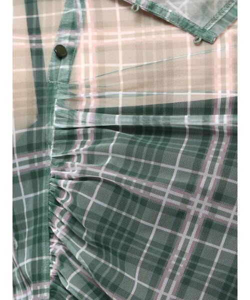 MERCURYDUO（マーキュリーデュオ）の「シアーアシメドレープ2WAYトップス（Tシャツ/カットソー・レディース・ブラック/グリーン/ブラウン・FREE）」の19枚目の写真