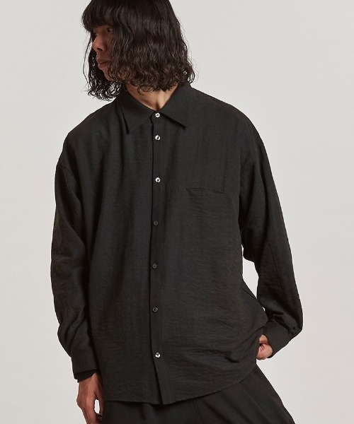 NO ID.（ノーアイディ）の「ms6243- ﾏｯﾄｽｷﾝｽﾑｰｽｵｰﾊﾞｰSH シャツ(857006-311S)（シャツ/ブラウス・メンズ・ブラック/グレー/アイボリー・ONE SIZE）」の15枚目の写真