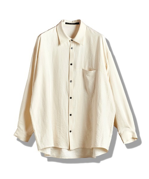 NO ID.（ノーアイディ）の「ms6243- ﾏｯﾄｽｷﾝｽﾑｰｽｵｰﾊﾞｰSH シャツ(857006-311S)（シャツ/ブラウス・メンズ・ブラック/グレー/アイボリー・ONE SIZE）」の20枚目の写真