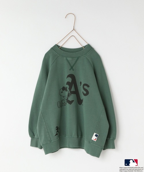 LOWRYS FARM（ローリーズファーム）の「ＭＬＢ／ＳＮＯＯＰＹウラケ　 579617（スウェット・キッズ・ネイビー/シルバー/グリーン/ブラウン系その他・110cm/120cm/130cm/140cm/150cm）」の3枚目の写真