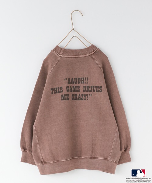 LOWRYS FARM（ローリーズファーム）の「ＭＬＢ／ＳＮＯＯＰＹウラケ　 579617（スウェット・キッズ・ネイビー/シルバー/グリーン/ブラウン系その他・110cm/120cm/130cm/140cm/150cm）」の5枚目の写真