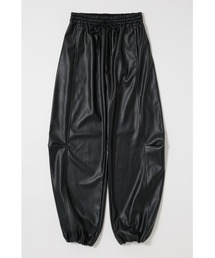 MOUSSY(}EW[)́y25NAWVzF/LEATHER JOGGER pc(̑pc)