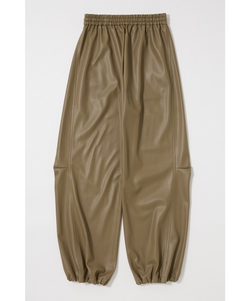 MOUSSY(マウジー)の「F/LEATHER JOGGER パンツ(その他パンツ・レディース・ブラック/カーキ・2/1)」の11枚目の写真