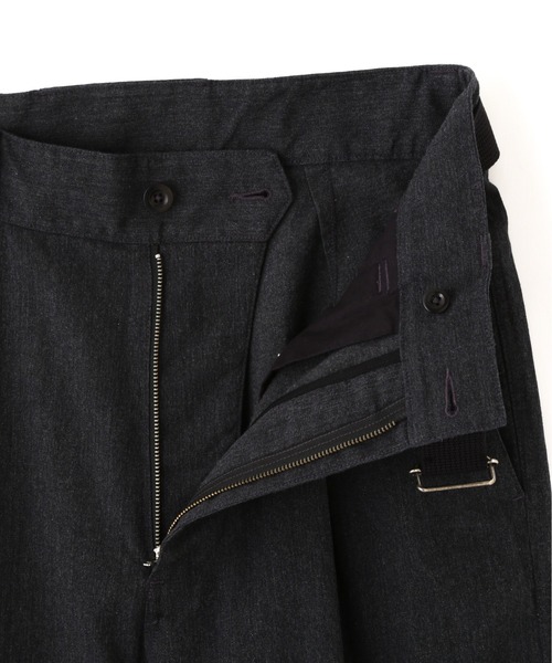 MHL.（エムエイチエル）の「WOOL COTTON TWILL（その他パンツ・メンズ・ベージュ/チャコール・SMALL/MEDIUM/LARGE）」の7枚目の写真