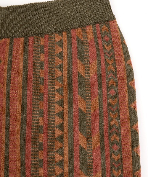 チチカカ（チチカカ）の「キカ柄ニットパンツ（その他パンツ・レディース・キャメル/グリーン/ブラック・FREE）」の14枚目の写真