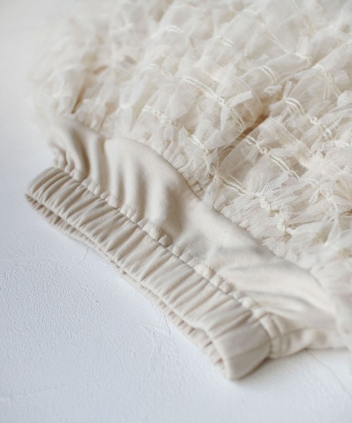 Rora（ローラ）の「ナデシコ フリフリリボンスカート（スカート・キッズ・ベージュ・120cm/110cm/140cm/130cm）」の12枚目の写真