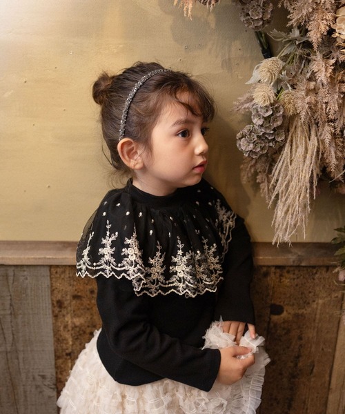 Rora（ローラ）の「ナデシコ フリフリリボンスカート（スカート・キッズ・ベージュ・120cm/110cm/140cm/130cm）」の9枚目の写真